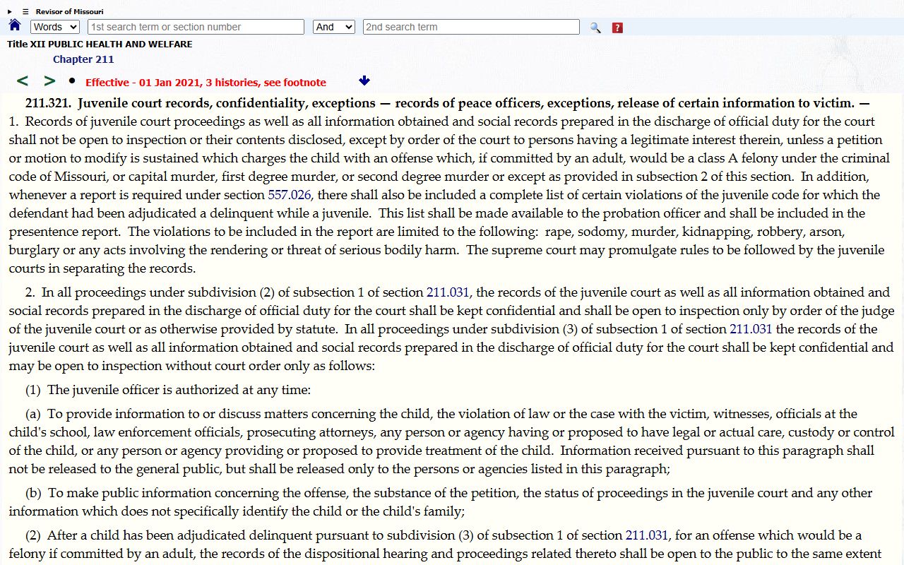 Dallas County court records juvenile confidentiality statute reference