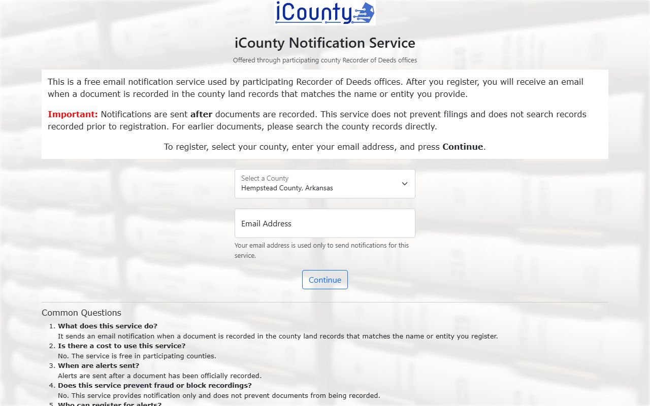 DeedWatch property alert service referenced by Dallas County recorder records research